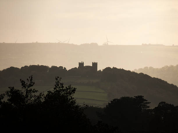 istock Riber Castle, on the horizon near Matlock,Derbyshire,UK 473168262