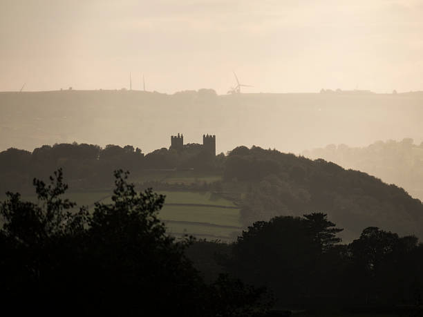 istock Riber Castle, on the horizon near Matlock,Derbyshire,UK 473168264