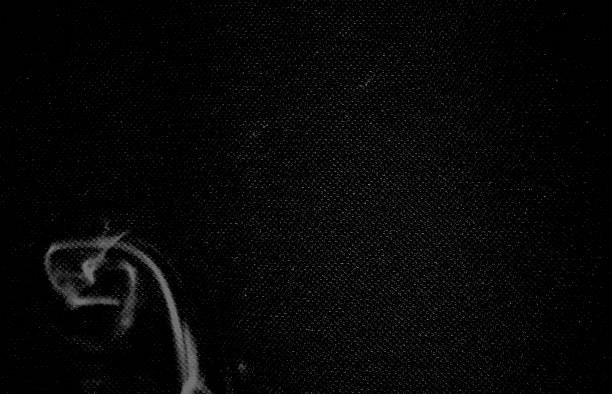 istock isolated smoke, black and white, background 473168390