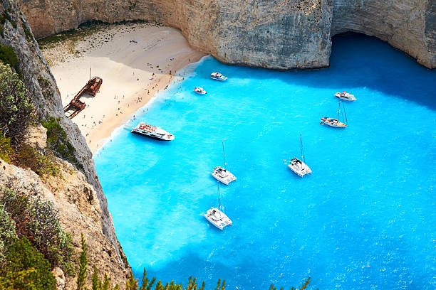 istock Shipwreck Beach On Zakynthos 473169822