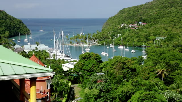 Marigot Bay in Saint Lucia