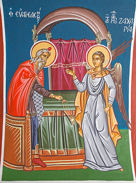 istock Jerusalem - fresco the Angel Gabriel Appearing to Zacharias 473174220