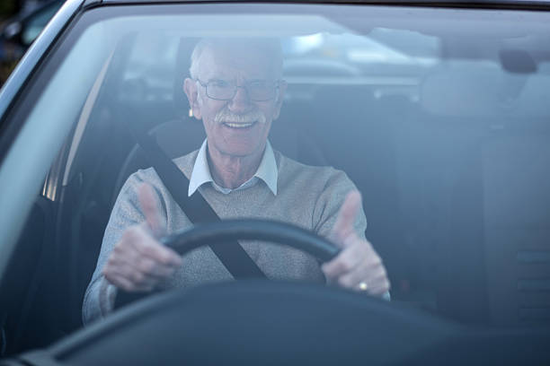 istock Englishman driving a car 473175736