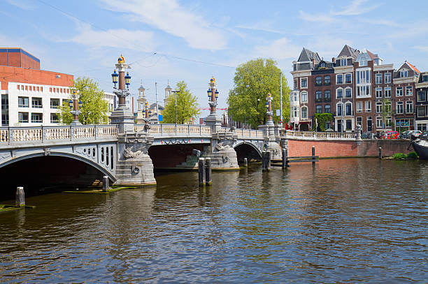 istock Blue bridge of  Amsterdam 473180068