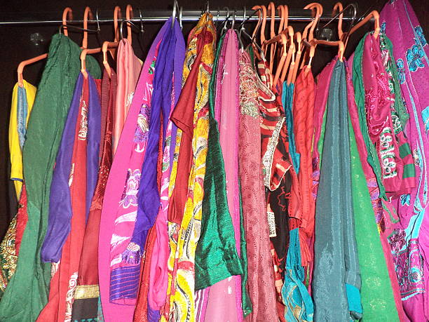 istock Female clothes hanging 473180456