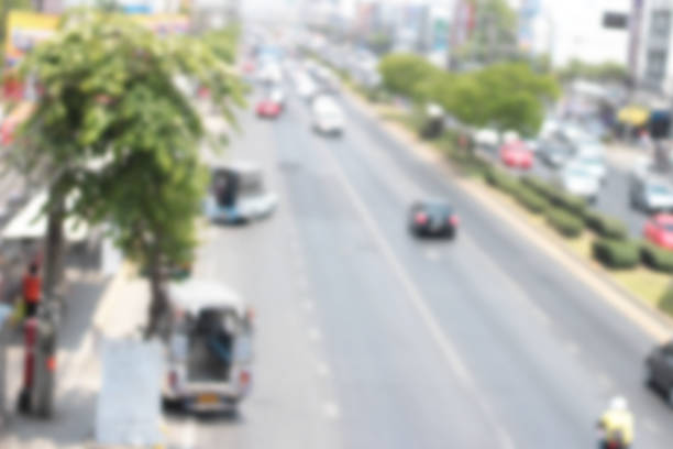 istock Blurred of car on road 473184224