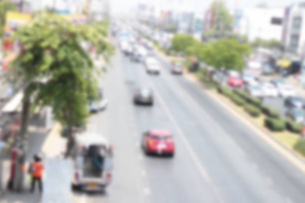 istock Blurred of car on road 473184346