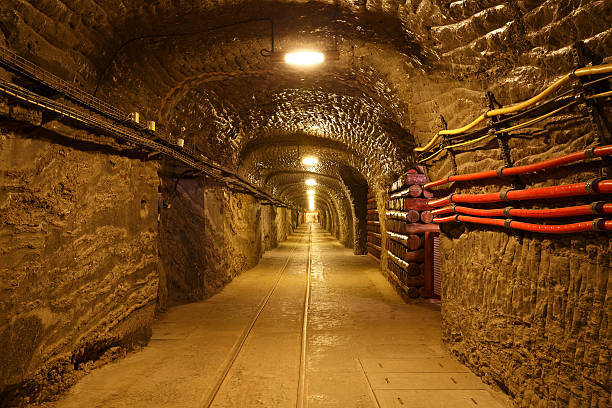 Wieliczka salt mine.