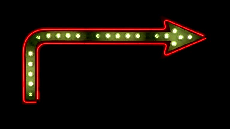 Single Looping Arrow with Chasing Lights