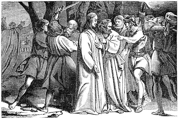 istock Jesus betrayed in Gethsemane by Judas 473188594