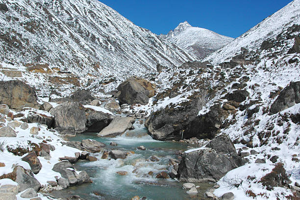 istock River in the Himalayas. Sikkim India. 473189908