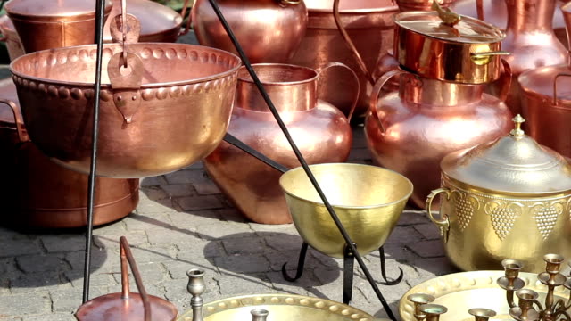 Brass and Copper Pots