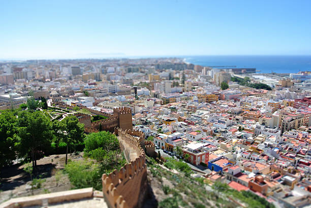 Panoramic view on Almeria, Andalusia