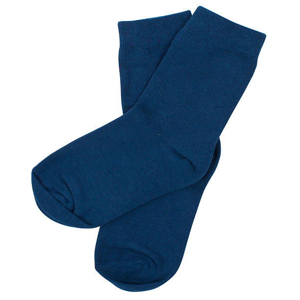 istock Pair of socks. Isolated on a white background 473200420