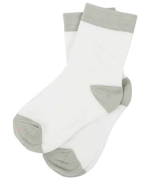 istock Pair of socks. Isolated on a white background 473200444