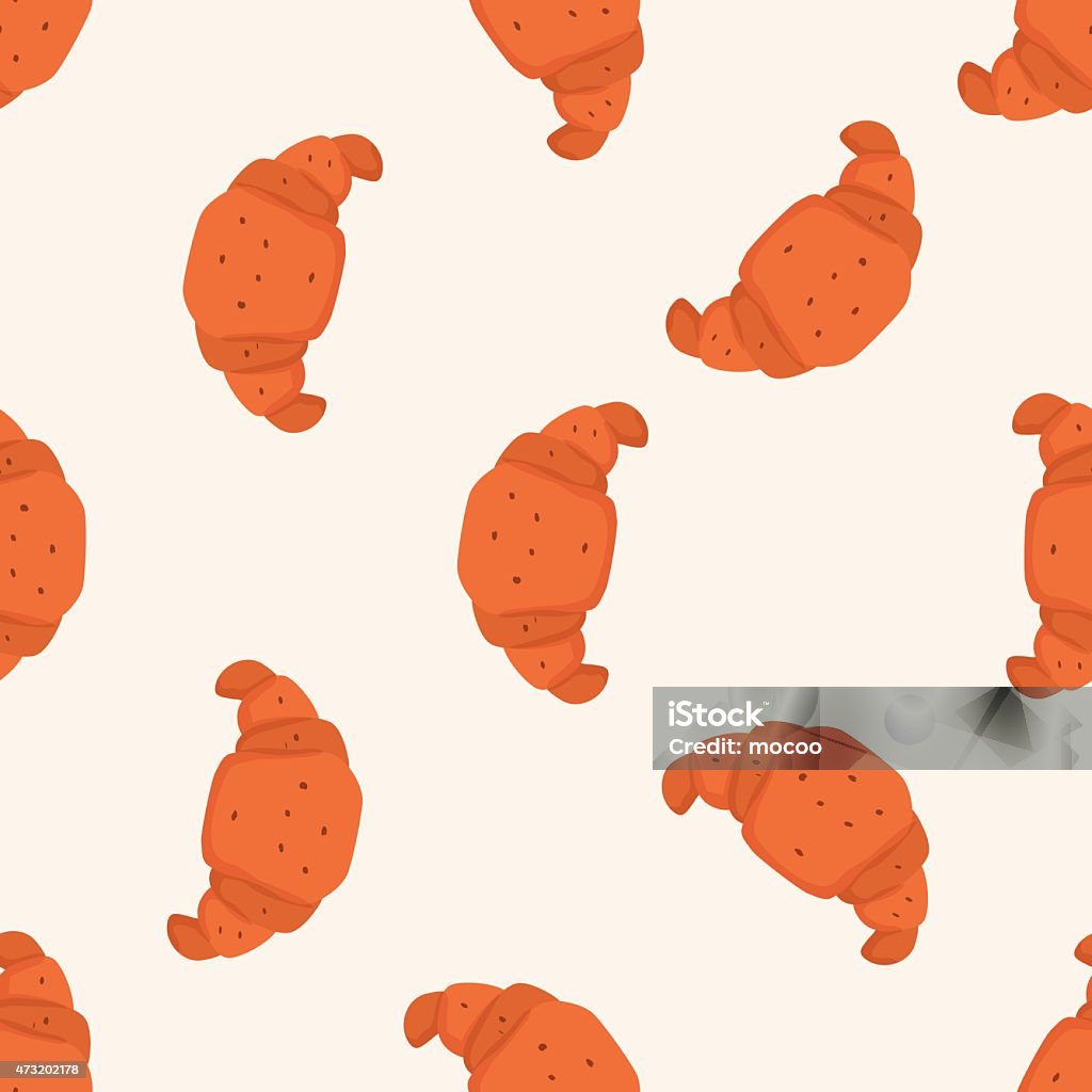 Fun Bread Background Bread Cartoon Seamless Pattern Background Stock Illustration - Download ...