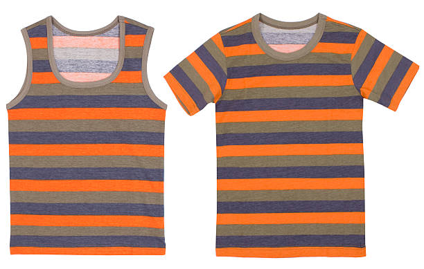 Various colors of Children's clothes.