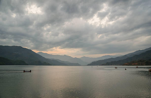 istock Fewa lake at sunset , Pokhara , Nepal 473212206