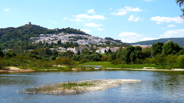 View of Jimena de la Frontera and its castle