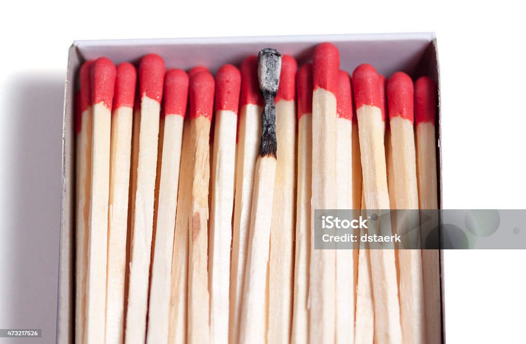 close-up of matches match 2015 Stock Photo