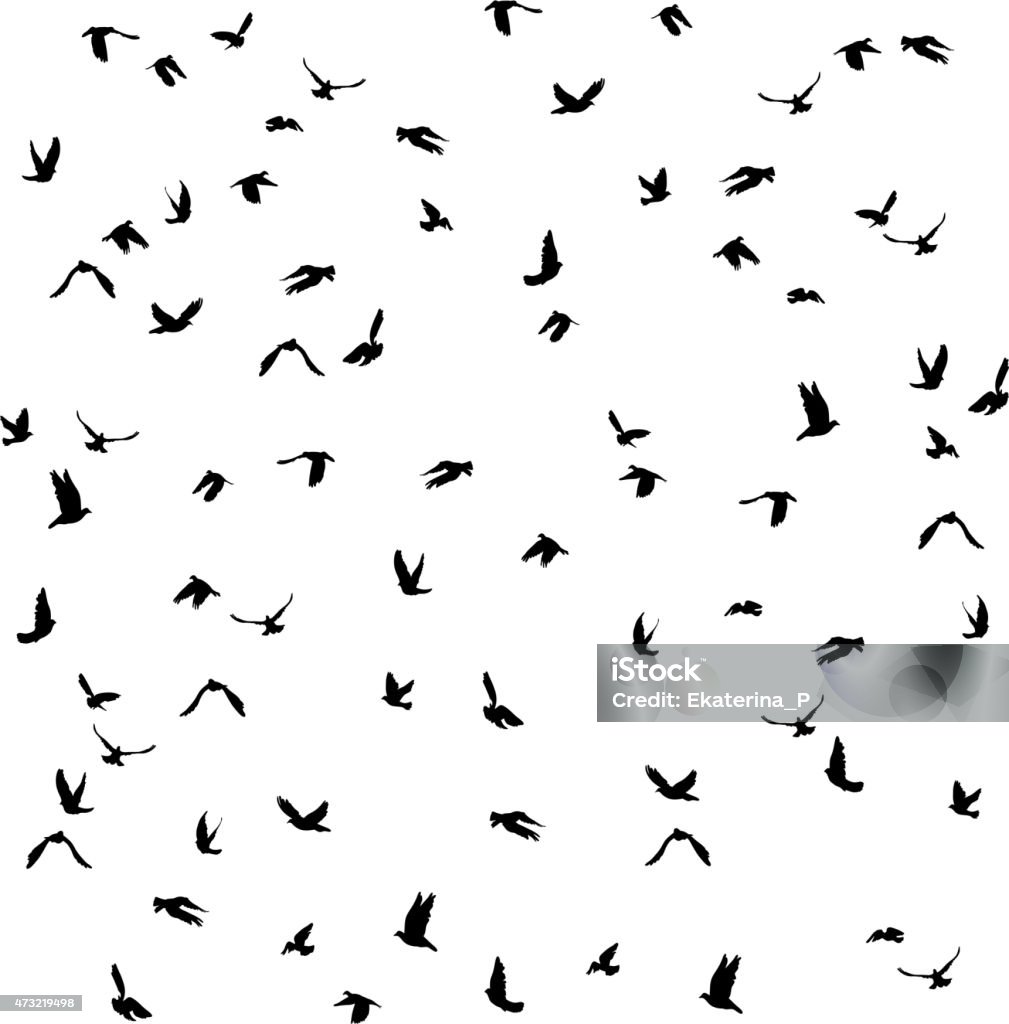 pigeons set for peace concept and wedding design. Flying dove Doves and pigeons set for peace concept and wedding design. Flying dove sketch set. Vector illustration Birds Flying in V-Formation stock vector