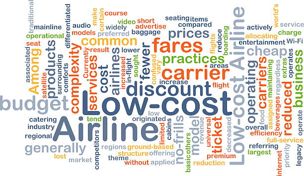 istock Low-cost airline background concept 473223274