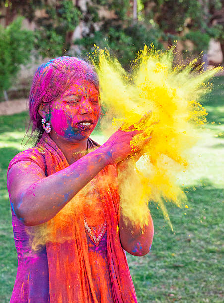 istock Color Explosion at Holi Festival in India 473223732