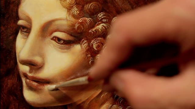 Painting portrait of a renaissance women