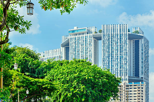 istock Apartments Blocks in Singapore 473233348