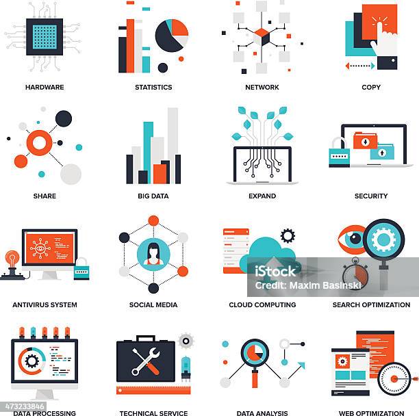 Technology References Technology Concepts Stock Illustration - Download Image Now - Data ...