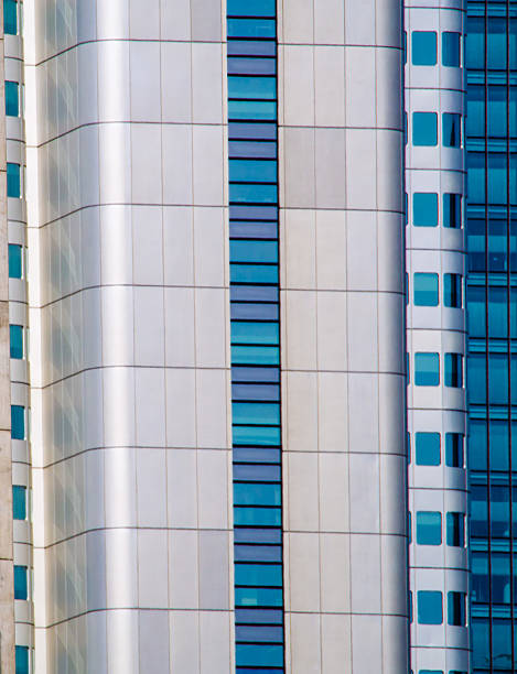istock Facades of dynamic skyscrapers in  Frankfurt, Germany 473233914