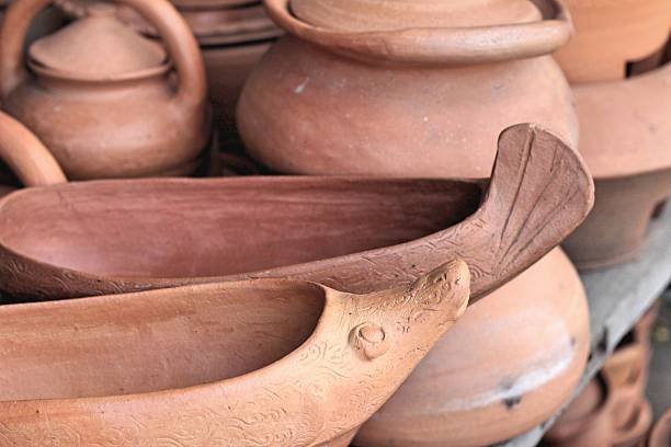 istock Earthenware brown for sale in Asia 473236674