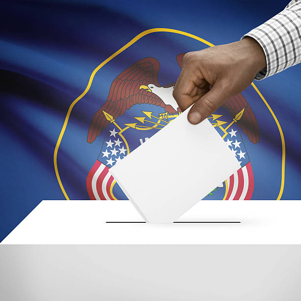 istock Ballot box with US state flag series - Utah 473236806