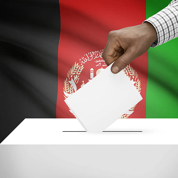 istock Ballot box with national flag on background series - Afghanistan 473243096