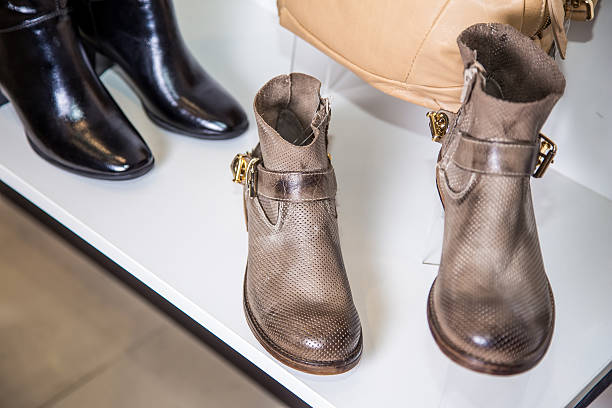 istock Women's spring shoes are on the shelf 473243734