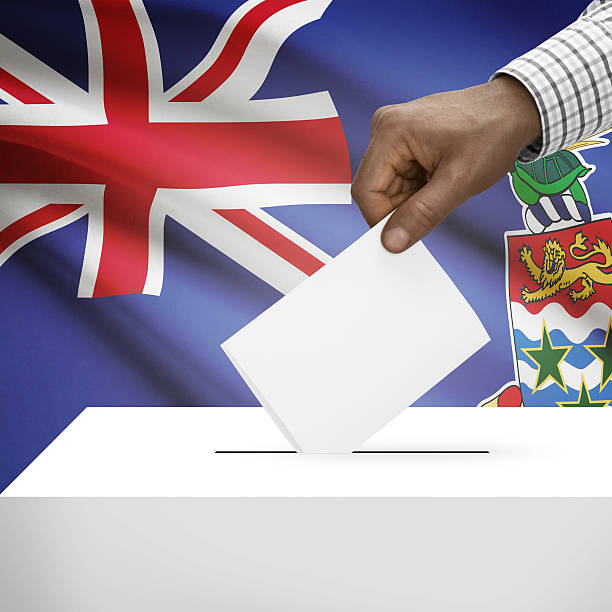 istock Ballot box with national flag series - Cayman Islands 473247006