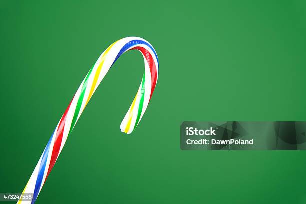 Red Yellow And Blue Candy Cane Stock Photo - Download Image Now - 2015, Blue, Candy