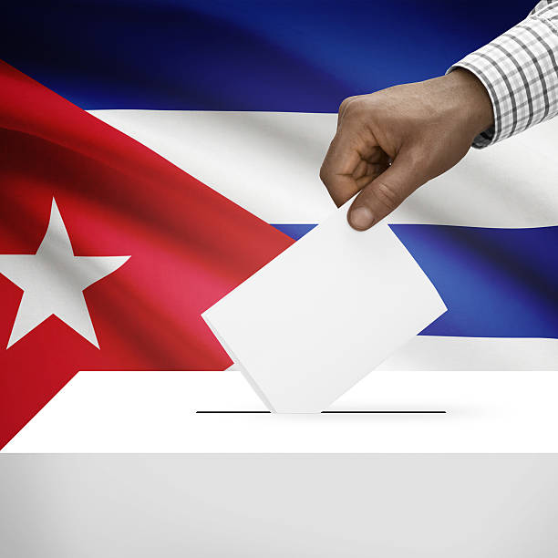 istock Ballot box with national flag on background series - Cuba 473248150