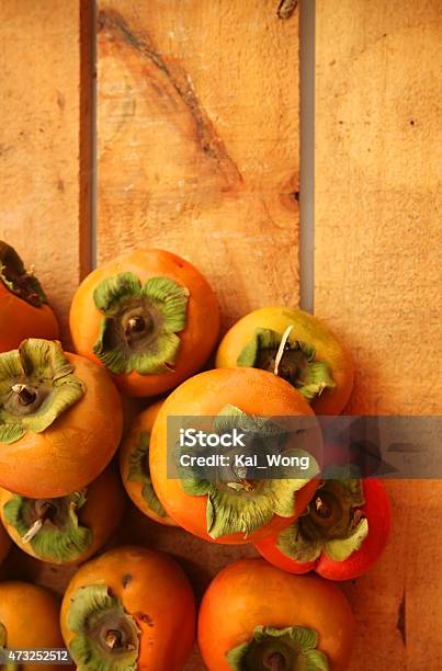 Persimmons Stock Photo - Download Image Now - 2015, Agriculture, Autumn
