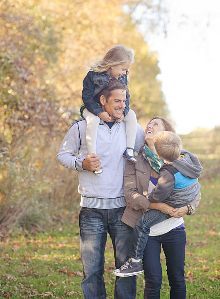 istock Family of Four in Fall 473255760
