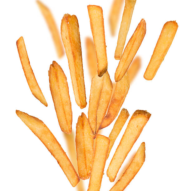 istock French fries in freeze motion 473256292