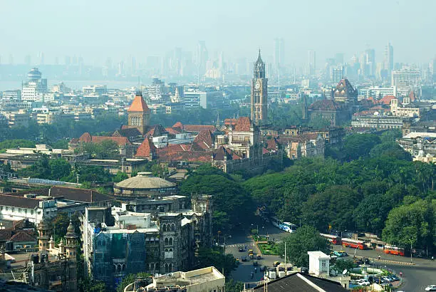 Gothic South Mumbai From Air