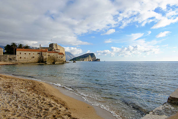 istock Montenegro, Budva, old town top view 473259420