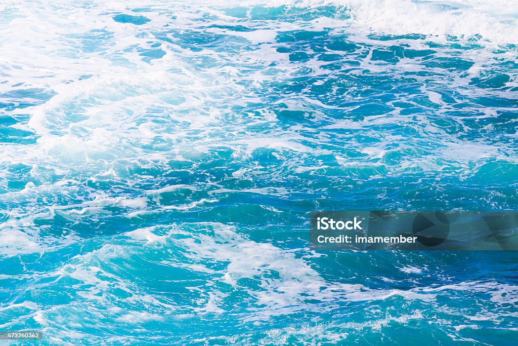 Closeup Pacific Ocean Waves Beautiful Water Background Stock Photo ...