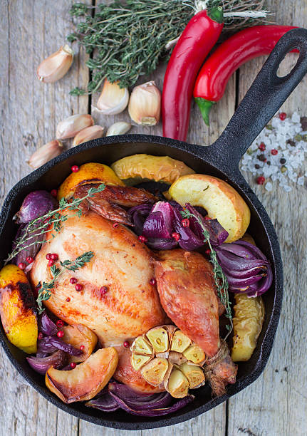 istock baked chicken with red onion 473263478