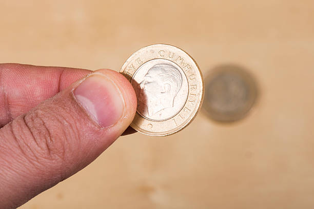 istock Turkish metal  coin money 473264378