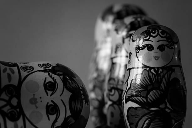 matryoshka dolls 아름다운 - doll russian nesting doll nested family 뉴스 사진 이미지