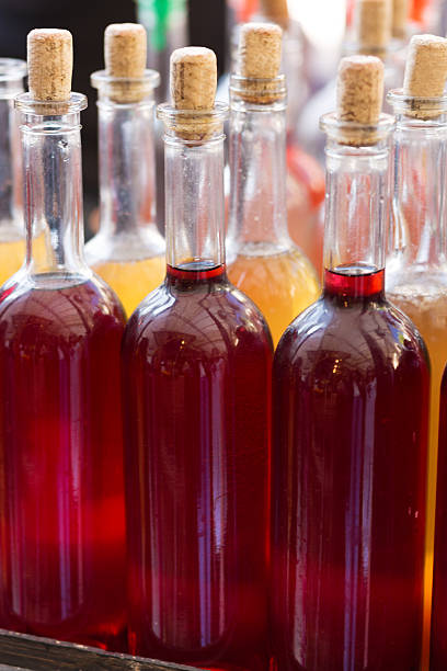 istock Bottles of home made wine 473265796