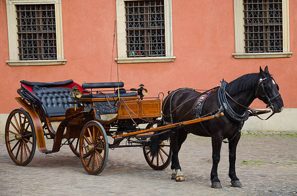 istock Carriage with a horse 473268934