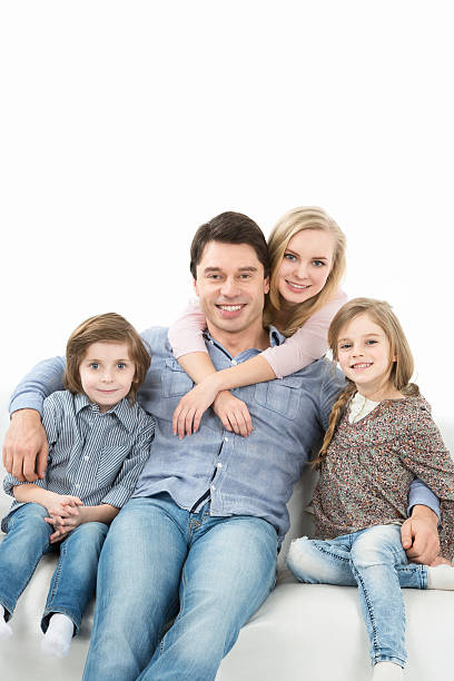 istock Happy family with children 473269598